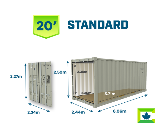 iso shipping container dimensions